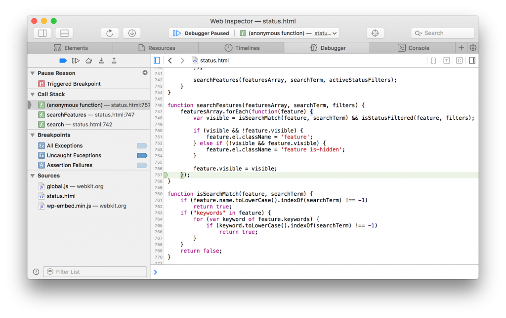 Debugger Stepping Highlights